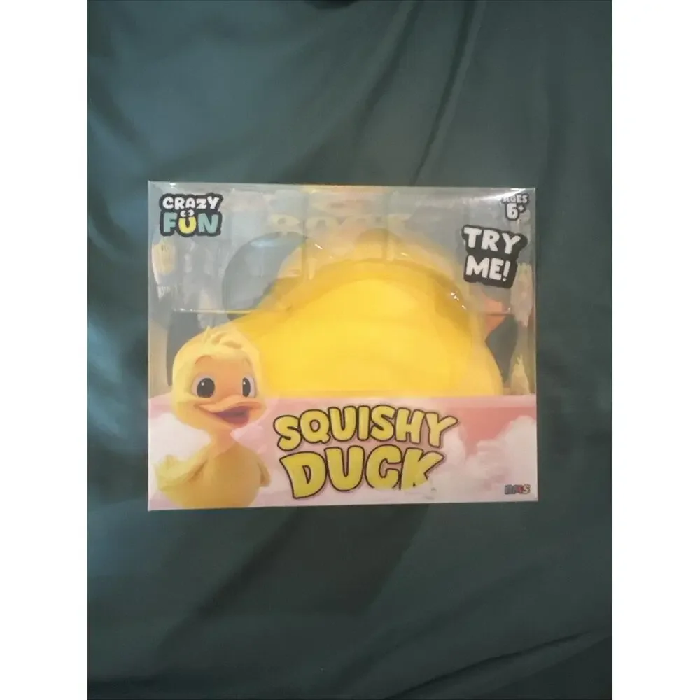 RMS Crazy Fun Squishy Duck Yellow Stretchy Squishy Toy 🔥Like Needoh